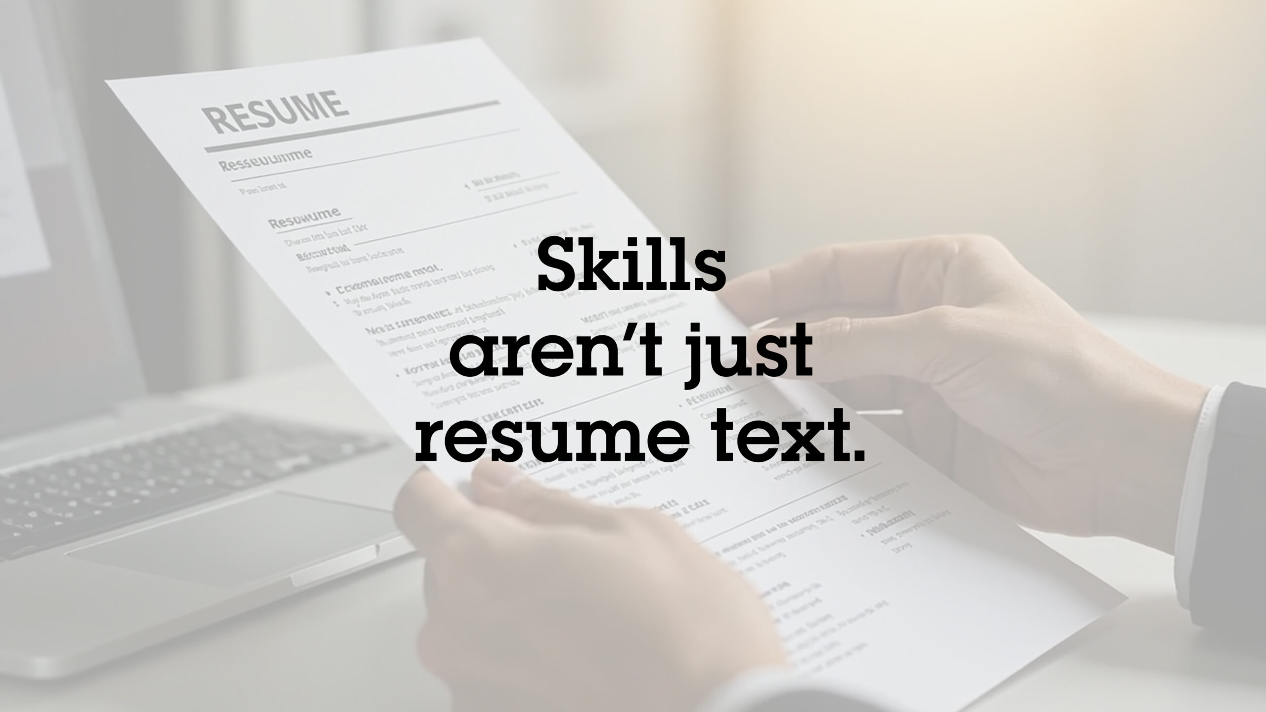 Skills, Skills, Skills